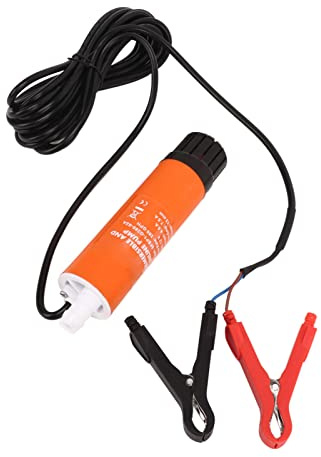 BAFOVY 12V Inline Bilge Pump, PP Material, 280GPH Flow Rate, Submersible Water Transfer Pump for RV Yacht Boat Marine