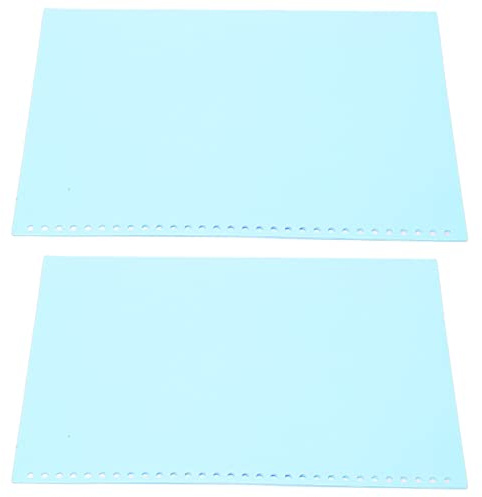 Haofy Protector de Hoja A4 de 20 Piezas de Plástico PP de Primera Calidad, Cubierta Translúcida Mate para Cuaderno, Informe, Escritura, Dibujo, Protección contra la Suciedad y el Agua (verde claro)