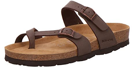 Rohde Damen Pantoletten 5594/72 braun 619074 Gr 40