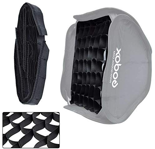 Fotoconic 40x40cm / 15.7x15.7 inches Honeycomb Grid Compatible for Godox Softbox Studio Flash Lighting [Grid Only]