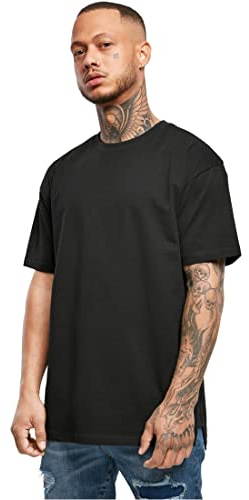 Urban Classics Herren Triangle Tee T-Shirt, Black, L
