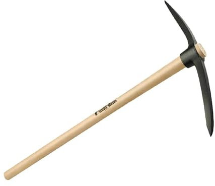 La zappa Pioche française avec œil rond et poignée en bois 91 cm (2 kg)