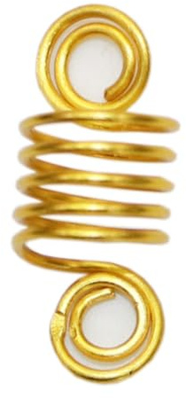 HONMEET 140piezas Cuffs De Metal Para Dreadlocks Adornos Huecos Para Cabello Clips Decorativos Para Pelucas y Extensiones Accesorios Unisex