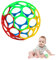 MUYAPAY O Ball für Babys, Greifball für Babys, Weiche Beißring BPA-frei Silikon O Ball, Flexibler und Leicht zu Handhabender Baby Ball, Baby Sensorisches Aktivitätsspielzeug für Kinder Jeden Alters