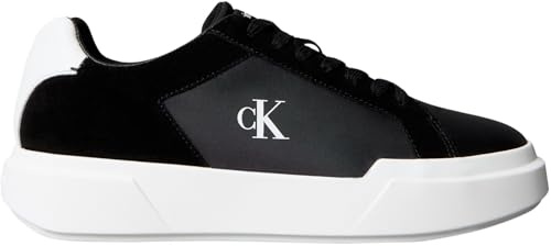 Calvin Klein Sneaker con Suela Cupsole Hombre Chunky Laceup Suela Gruesa, Negro (Black/Bright White), 42
