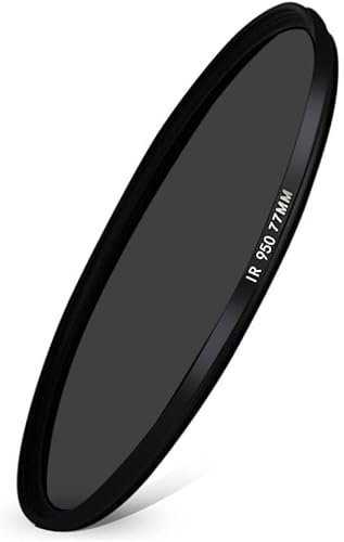 NVZPG AP Filtro infrarrojo infrarrojo de 49mm-82mm 680NM 720NM 760NM 850NM 950NM Filtro de fotografía artística Divertida(55mm,760nm)