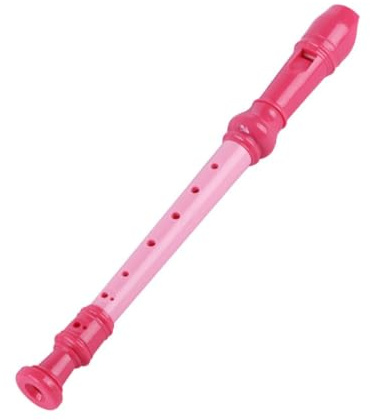 Blockflöjt G Tone 8-håls Blockflöjt Tyskt Blåsinstrument | Inspelarens ljud är jämnt och mjukt, med rik resonans och bekväm känsla.(Pink)