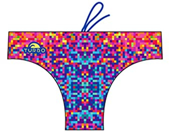 Turbo - Bañador Pixels de Waterpolo Competicion Natación y Triatlón (2XL/38)