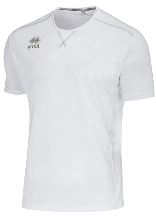 Errea Everton MC Maglietta Sportiva, Uomo, Bianco, L