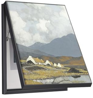 SJASD Vertical Electric Meter Cover Box Decorative Painting,Distribution Box Switch Painting Hide Decoration Paintings,Electrical Panel Cover Wall Hanging Painting,Free Punching