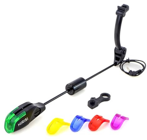 Hirisi Tackle Karpfenangeln Swinger Kleiderbügel LED beleuchtete Bissanzeiger zum Angeln Bissanzeiger 1 Stück