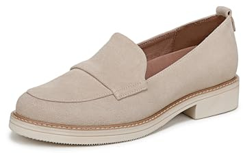 Naturalizer Womens Taylin Loafer Flat Deep Porcelain Suede 8 W