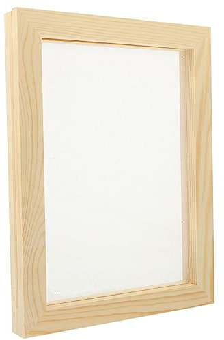 Operitacx Holz-papierherstellungs-Bildschirm Handgefertigtes Bastelset für Jungen und Mädchen Fördert Die Eltern-Kind-Zeit