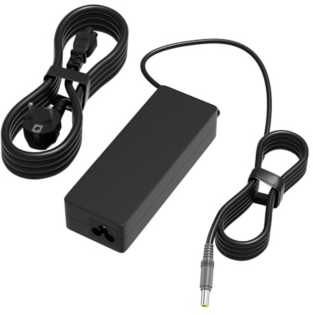SLRIOYS 90W laddare kompatibel med Lenovo ThinkPad Edge 15 14 13 T530 T420 T400 T510 T520 T500 T60 T61 X60 x220/230/200 X61 S230u L420 E430 E520 R500 Z61 Z60 B590 T X S E L Z V Laptop nätadapter