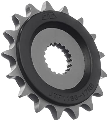 JT Sprockets JTF1186.17RB Rubber Cushioned Front Countershaft Sprocket