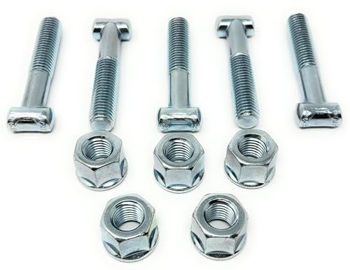 allfa Sparset Hammerkopfschrauben 14x82mm und Bundmuttern M14, SW22 (5)