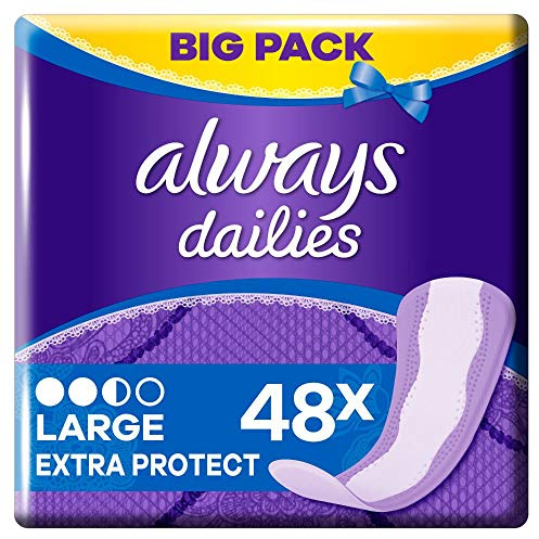 Always Extra Protect Large Lot de 48 protège-slips 131 g