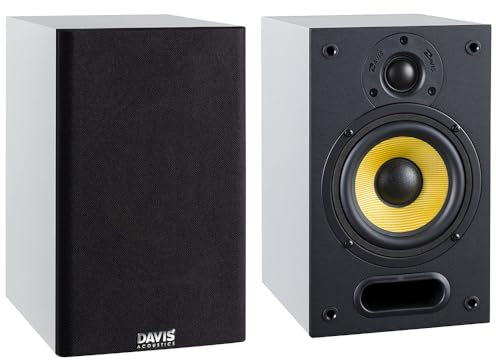 Davis Club MIA 20 Enceinte bibliotheque Blanche