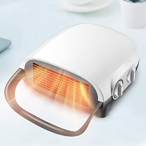 Samnuerly Mini radiatore Portatile 1500W riscaldatori elettrici a Parete, Riscaldamento rapido in 5 Secondi, con Protezione da surriscaldamento per l'home Office