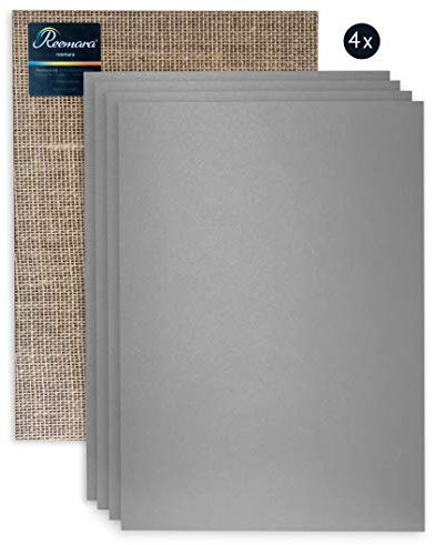 Reemara 4er Pack Linoleumplatte DIN A5, Stärke 3.2 mm (A5 / 4er Pack)