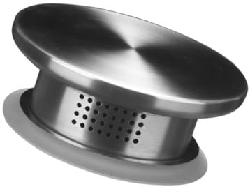 Alipis Reemplazo De Tapas De Jarra De Agua De Vidrio Cubiertas De Tapones Antisalpicaduras De Acero Inoxidable Con Drenaje Para Verter Jarra De Bebidas