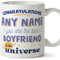 MUGFFINS Tazas Personalizadas para NOVIO - En Inglés - Best in the Universe - 11 oz / 330 ml - Regalo personalizable original y divertido