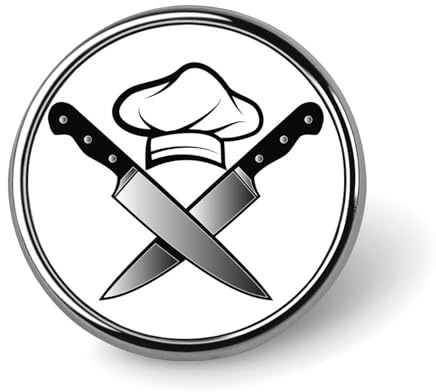 Pin de cocinero (cuchillos), broche de solapa, insignia, corbata, joyería, decoración para sombreros, chaquetas, camisas