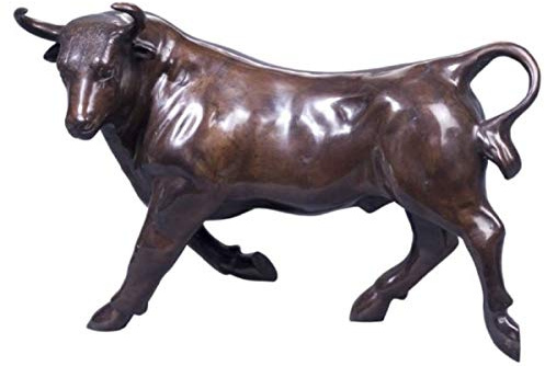 Deco Bronsfigur Tjur Brons 56 x 22 x H. 40 cm - Lyxskulptur