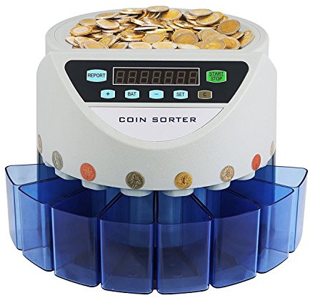 Mynträknare UK automatisk elektronisk mynträkningsmaskin 300 mynt/min sats räknare sorterare nytt pund mynt för GBP sterling mynt räkning