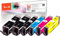 Peach C550/551/555 Spar Pack Plus Druckerpatronen XL (2xBK, PBK, C, M, Y) ersetzt Canon PGI-550XL*2, CLI-551XL für z.B. Canon Pixma IP 7250, Canon Pixma MX 925, Canon Pixma IP 7200