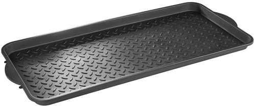 Walser Antirutschmatte Safetray, Mehrzweckwanne, Abtropfmatte Auto Kofferraumwanne, Schuhablage, Schuhabtropfschale, Ölwanne, Auffangwanne, Napfunterlage, Kunststoffwanne, Öl Auffangwanne S 77x35x3cm