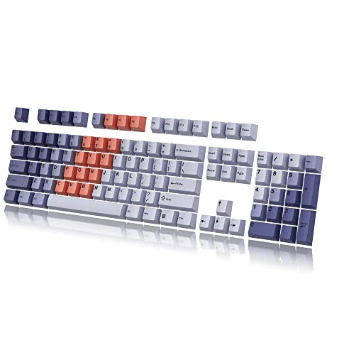 HK GAMING Custom Keycaps | Dye Sublimation PBT Keycap Set for Mechanical Keyboard | 139 Keys | Cherry Profile | ANSI US-Layout | Compatible with Cherry MX, Gateron, Kailh, Outemu | Sunset