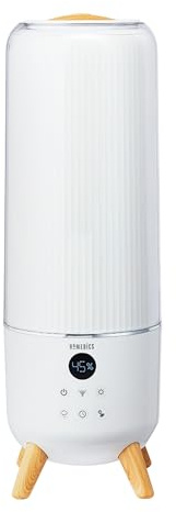 HoMedics TotalComfort Deluxe Ultrasonic Humidifier for Home - 1.47 Gallon/5.6 L Water Tank, 360° Mist Nozzle & 3 Mist Settings, Aroma Diffuser - for Bedroom, Living Room, Baby Nursery or Kitchen