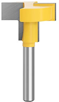 1 pièce 6 mm 6,35 mm tige en T fraisage bord droit couteau à rainurer fraisage fraisage poignée de coupe pour le travail du bois