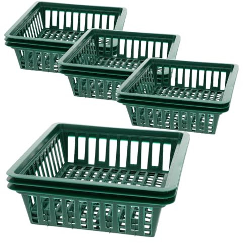 GarPet 12er Set Pflanzkörbe für Blumenzwiebeln Pflanzkorb Blumenzwiebeln Pflanzkörbe für Tulpen Zwiebelpflanzschale Herbstpflanzung Blumenzwiebelschale 28x26 cm