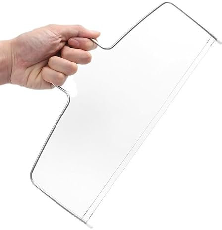 Torta Taglierina Affettatrice Leveler, Archetto Taglia Torta Acciaio Inox, Taglia Torta Professionale a Doppio Filo, Tagliatorta a Fette per Casa, Facile Pulire, per Tagli precisi e Uniformi