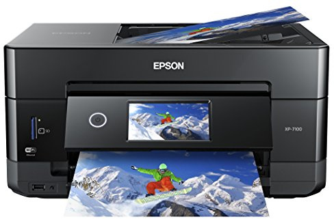 Epson Expression Premium XP-7100 Wireless Color Photo Printer with ADF, Scanner and Copier (Renewed)