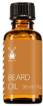 MÜHLE Beard Care - Bartöl - Tägliche Bartpflege für seidigen Glanz - Mandel, Kokos, Avocado, Jojoba, vegan - 30 ml Inhalt