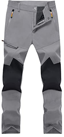 EKLENTSON Mens Trouser Quick Dry Walking Hiking Work Pant | 4 zip pockets,all season stretch cargo trouser,lightweight,water resistant,breathable,outdoor,cycling,trekking