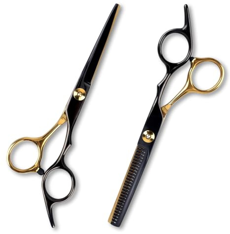 Thgtao Tijeras de peluquería, tijeras de peluquería, tijeras para cortar el pelo, tijeras para cortar el pelo, tijeras para el pelo, tijeras de pelo para hombres, mujeres y adultos