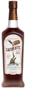 Bayou Gator Bite Coffee Rum Liqueur 70cl, 26% ABV, Handcrafted, Pot-distilled Rum Based Coffee Flavoured Liqueur, Made in Louisiana, USA