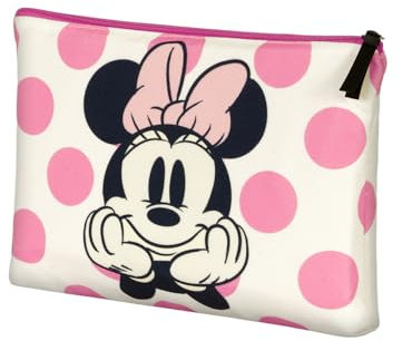Disney-Borsa da Toilette Soleil, 30.5 x 22.5 cm, Rosa Dots