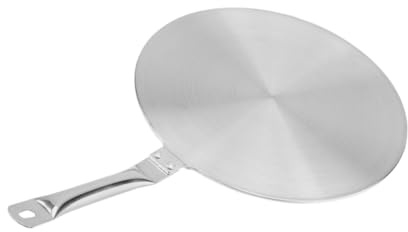 HOLIDYOYO Stainless Steel Heat Converter Disk Induction Cooker Thermal Guide Plate for Gas and Electric Cooktops Compatible with Pans Cookware Easy to Use