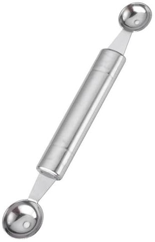 Melonen-Kugelausstecher, Melonen-Kugelausstecher aus Edelstahl, Bequemer Griff, Leicht zu Reinigen, Eisportionierer Für Party, Zuhause, Obst, Kuchen