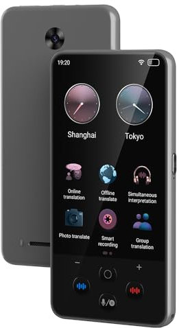 Bisofice S85 Pro Übersetzer Sprachübersetzer Gerät mit 138 Sprachen, Unterstützt WiFi/Offline/Foto Unterstützung für Reisen, Lernen und Business