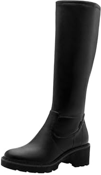 Tamaris dam Tamaris Comfort Long Boot Heel Duo-texKnöhöga stövlar