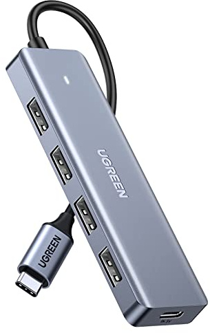 UGREEN USB C to USB A Hub, 4xUSB 3.0 Ports, 5Gbps Data Transfer,0.5ft Cable