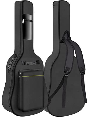 GLEAM Gitarrentasche - 8mm Schwammpolsterung für 104,1 cm/41 inch Akustik - wasserdicht