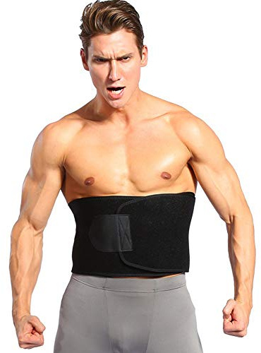 Faja Hombre Faja Neopreno Hombre Xxl Faja Reductora Hombre Cinturón De Sudación, Cintura Corta, Neopreno, Cinturón Abdominal, Cinturón Abdominal Para Hombre, Cinturón De Adelgazamiento Deportivo Elást