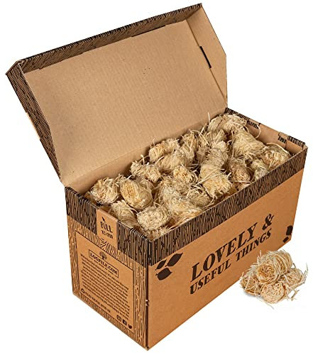 Logpile - 200 Natural Firelighters | Fast Lighting for Wood Burners, Pizza Ovens, BBQs, Fire Pits & Stoves | 100% British, Eco-Friendly & Plastic-Free, Odourless, Sustainable